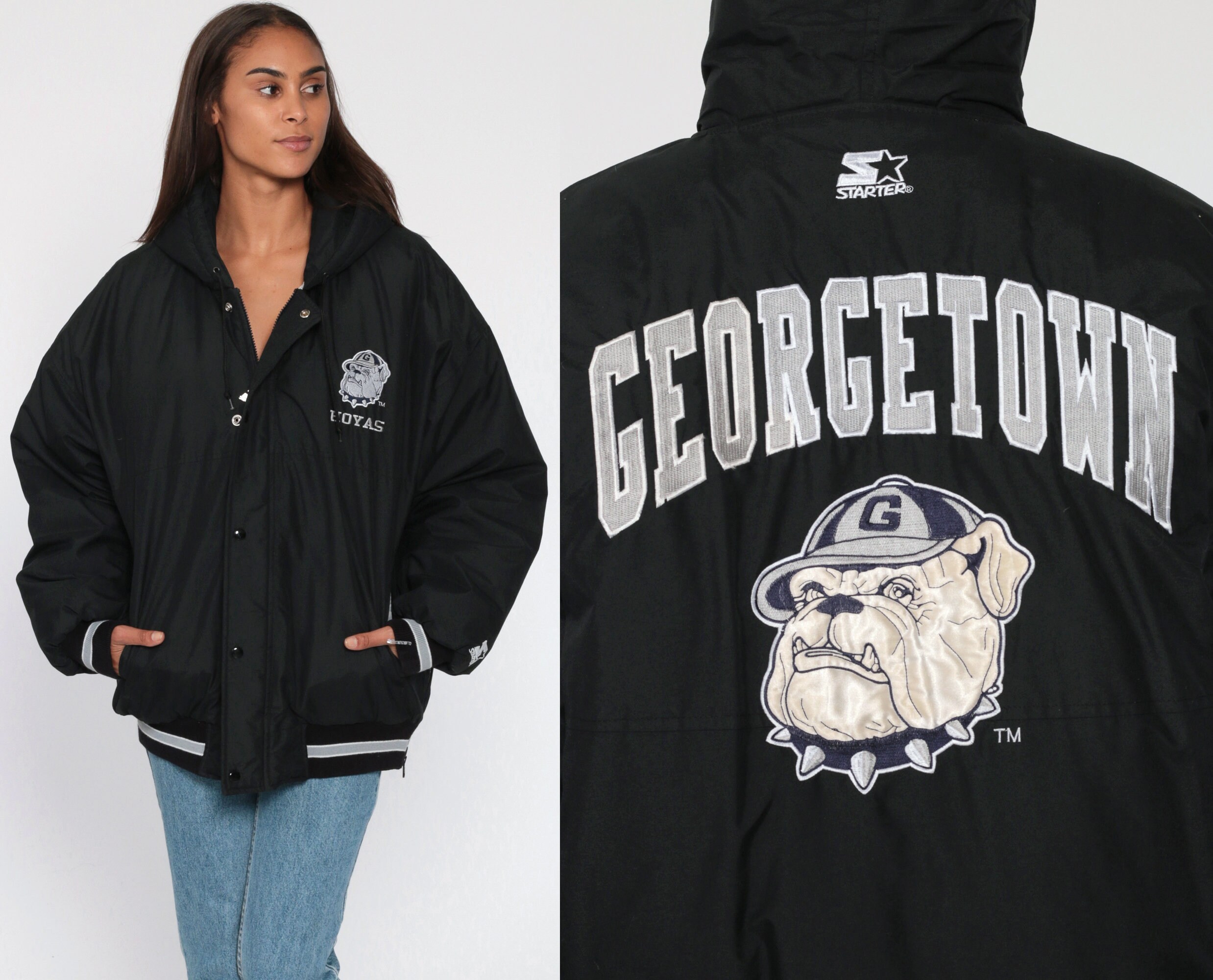 Georgetown Hoyas Jacket Hooded STARTER 