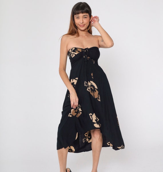 High-Low Hemline Print Summer Dress High-Low Hemline Print Summer Dress