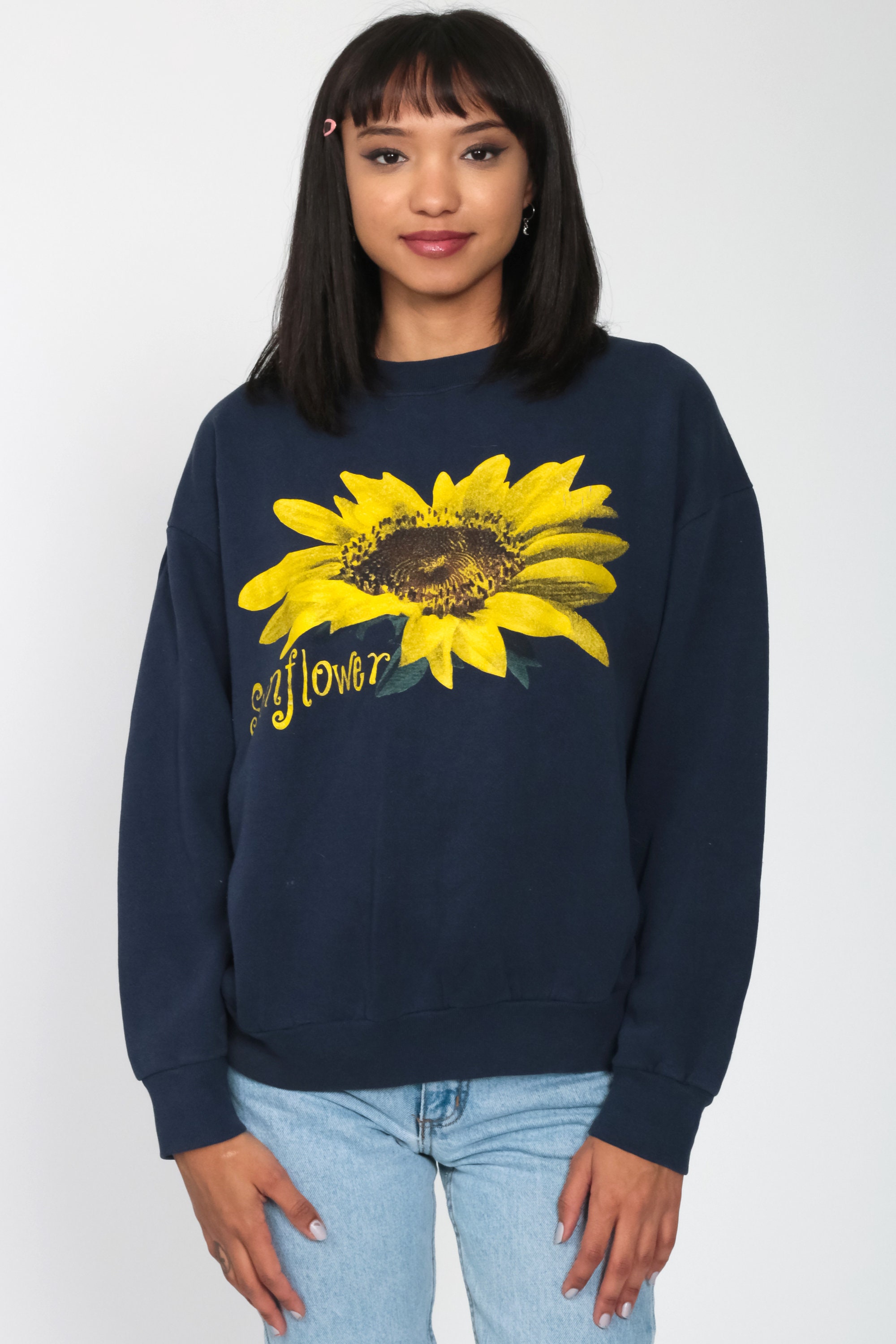 womens sunflower sweatshirt