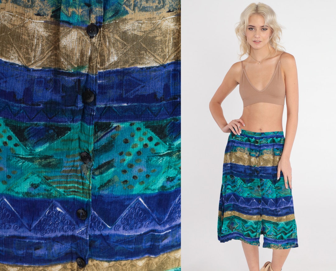 90s boho fringe maxi skirt