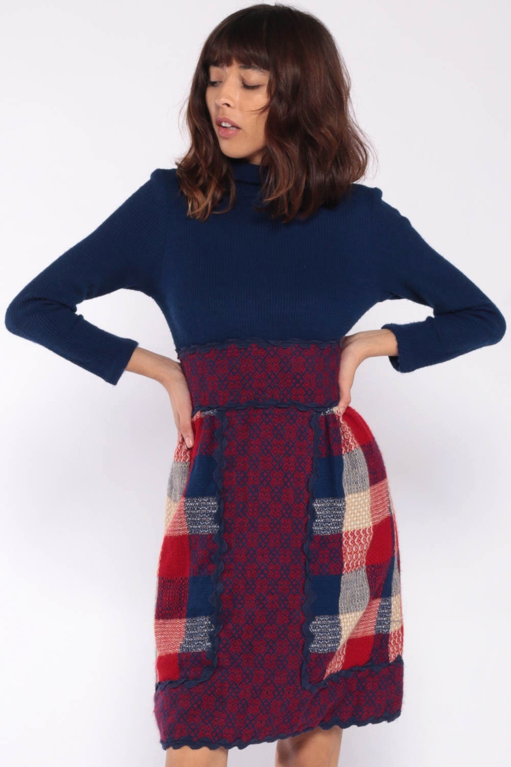 60s turtleneck outfit