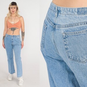 Liz Claidose Jeans 90er Jahre Bootcut Jeans Mid Rise Waist Jeans Denim Hose Blaue Bootcut Jeans 1990er Jahre Vintage Medium Large 12 P Petite