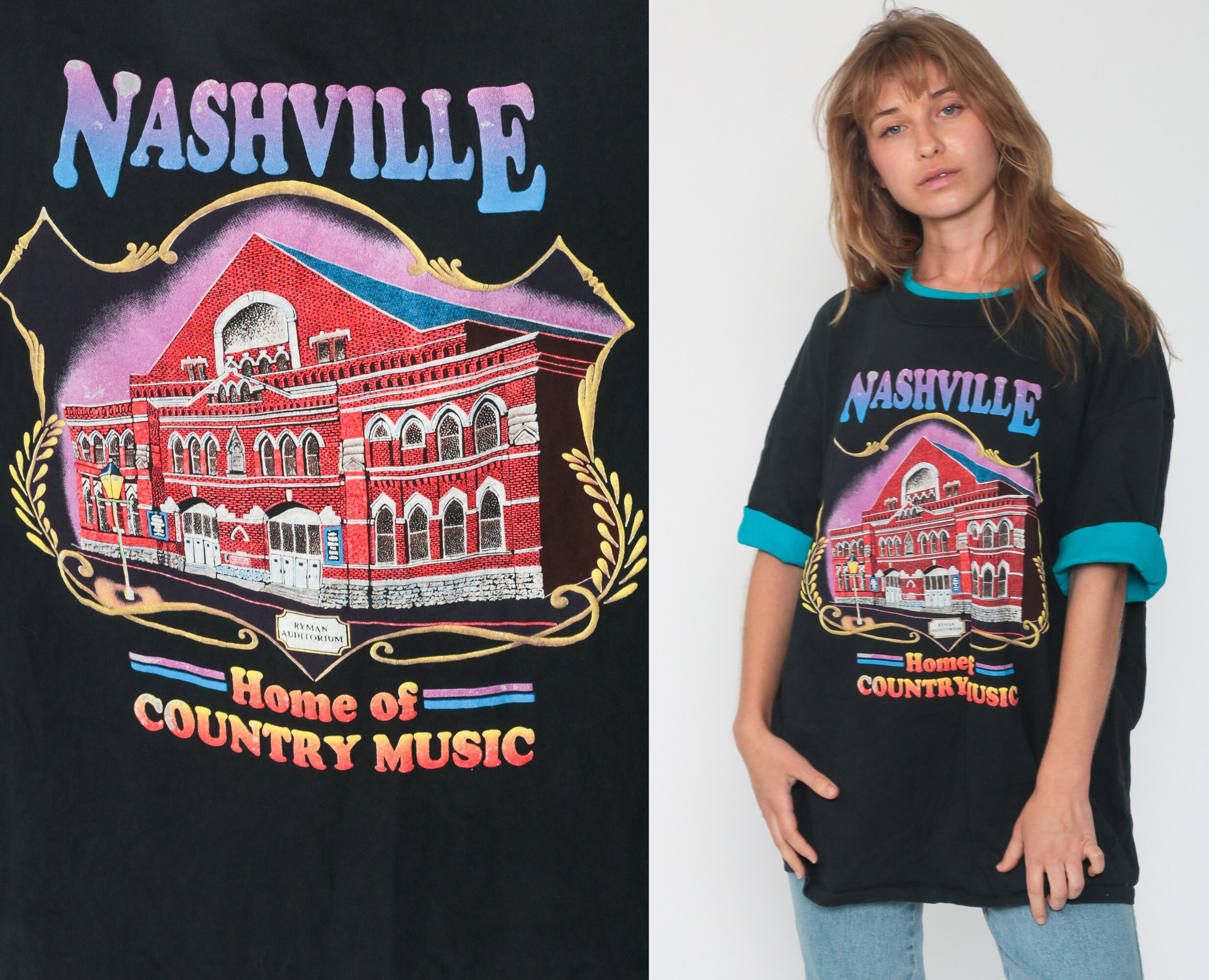 Nashville Shirt Home of Country Music 