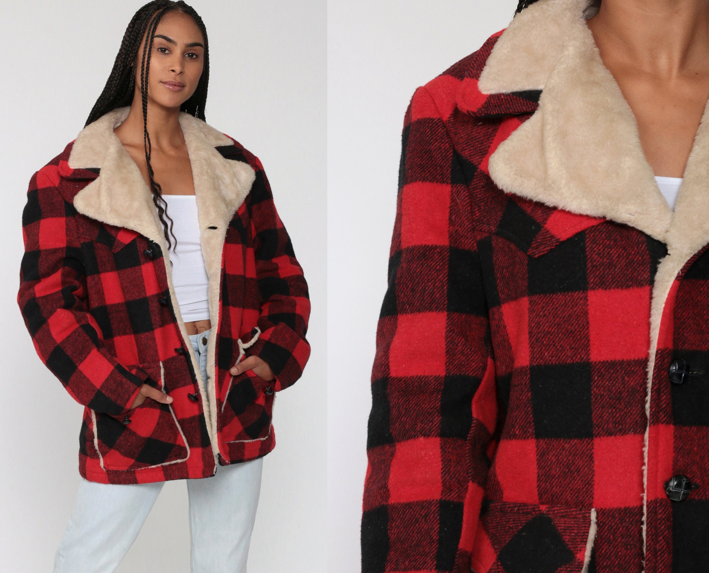 lumberjack jacket fur collar