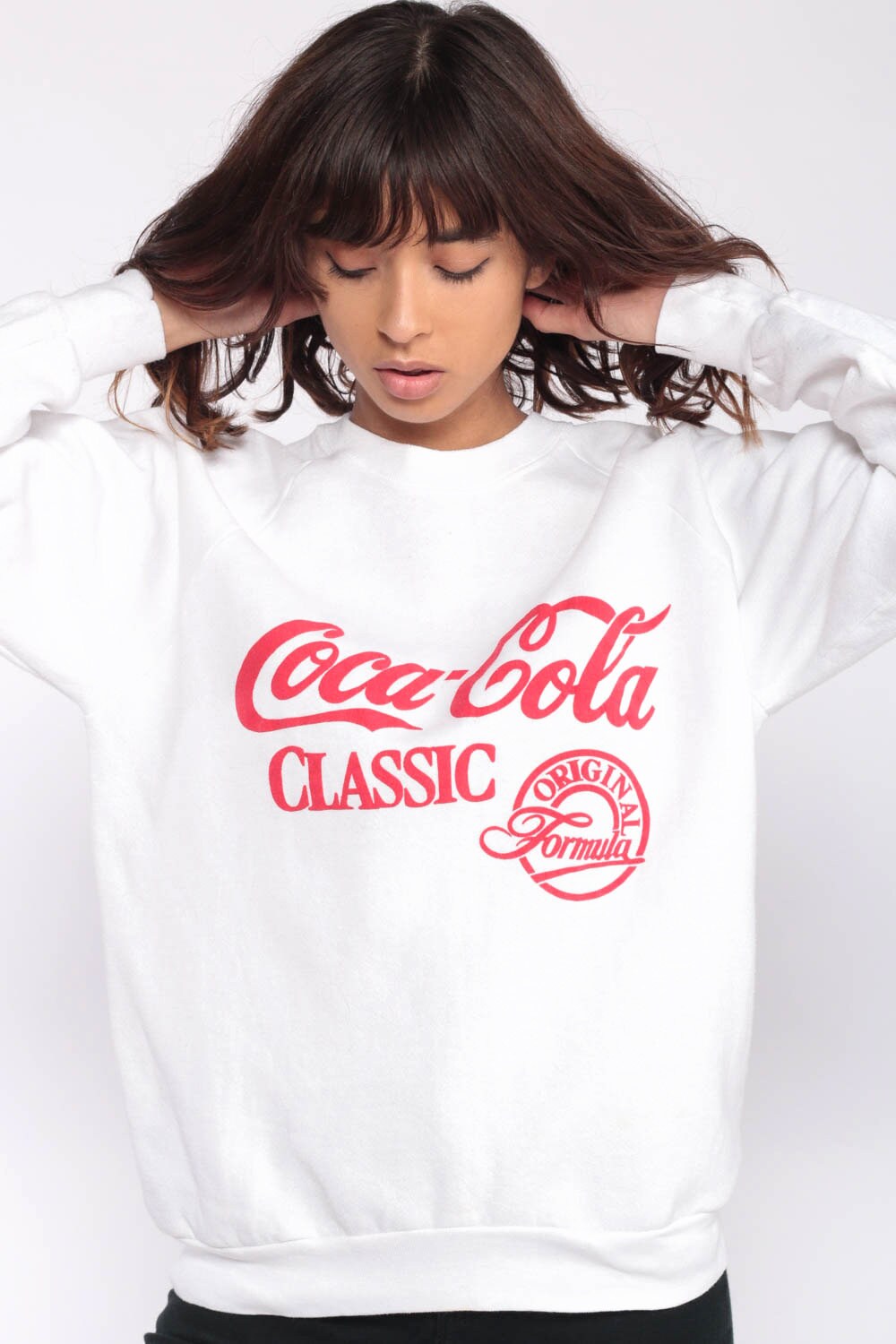 Coke Sweatshirt Vintage Coca Cola Shirt 80s Jumper ...
