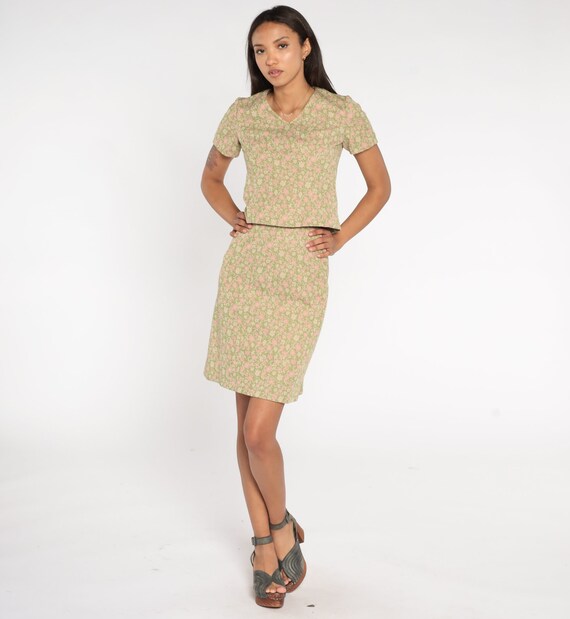 60s two top piece outfit
