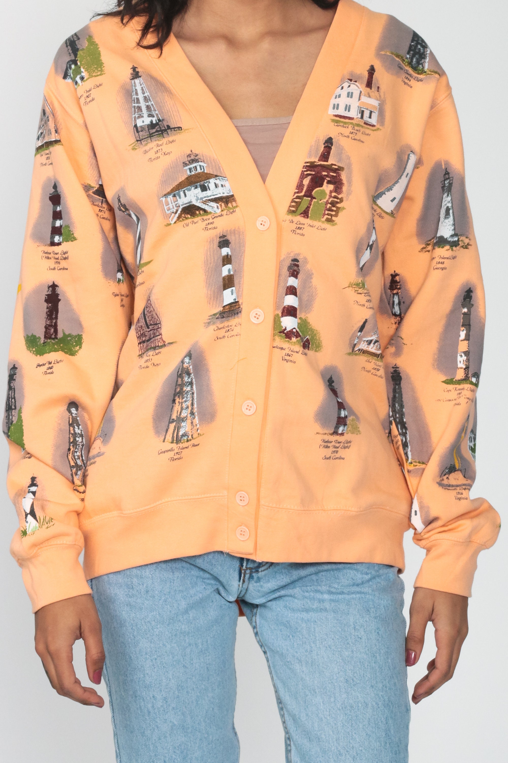sweatshirt button down