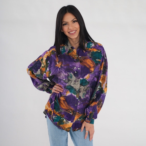 Costazul Silk-Flow Button Shirt - Red Bloom main image 0