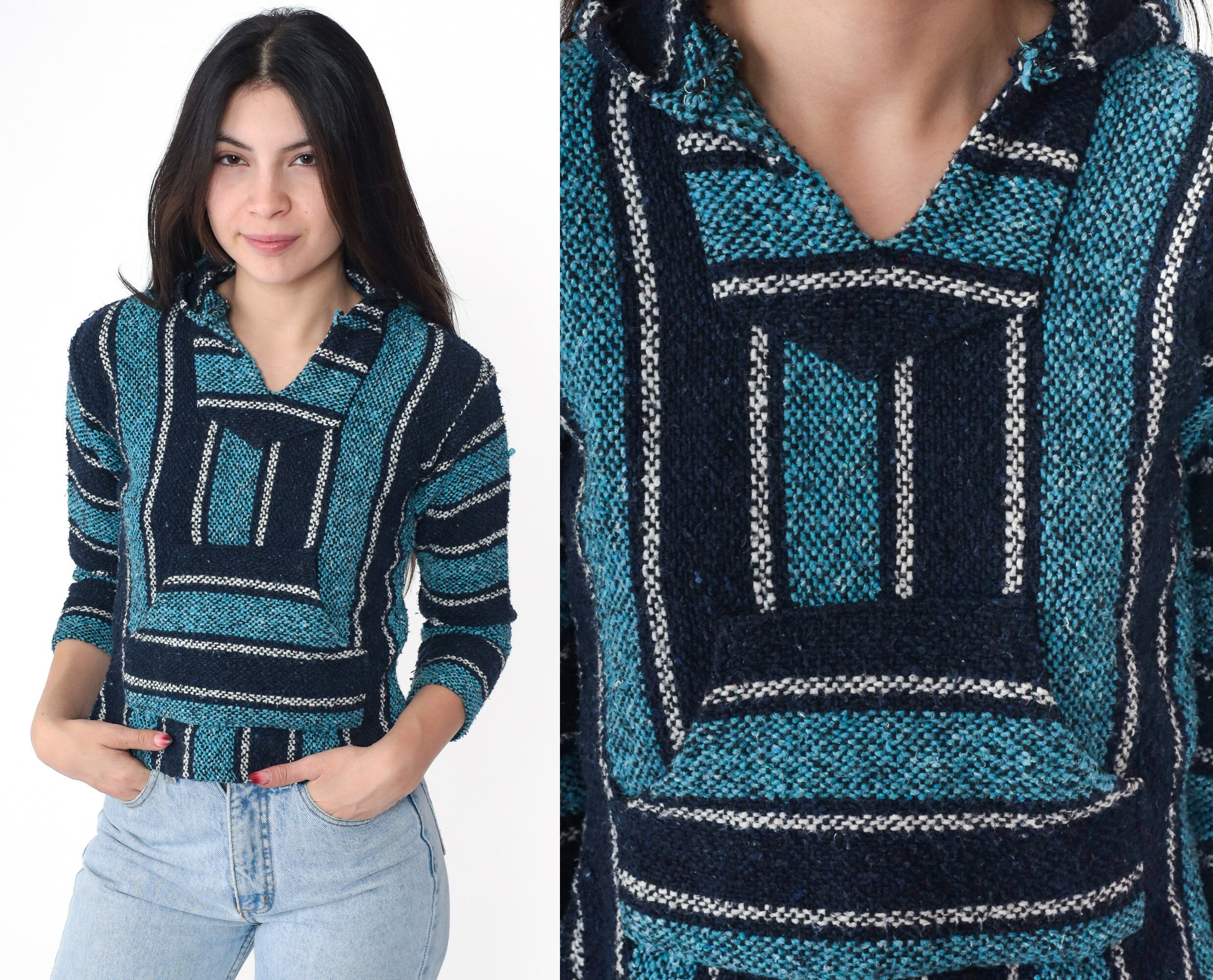 Crop Baja Hoodie Etsy