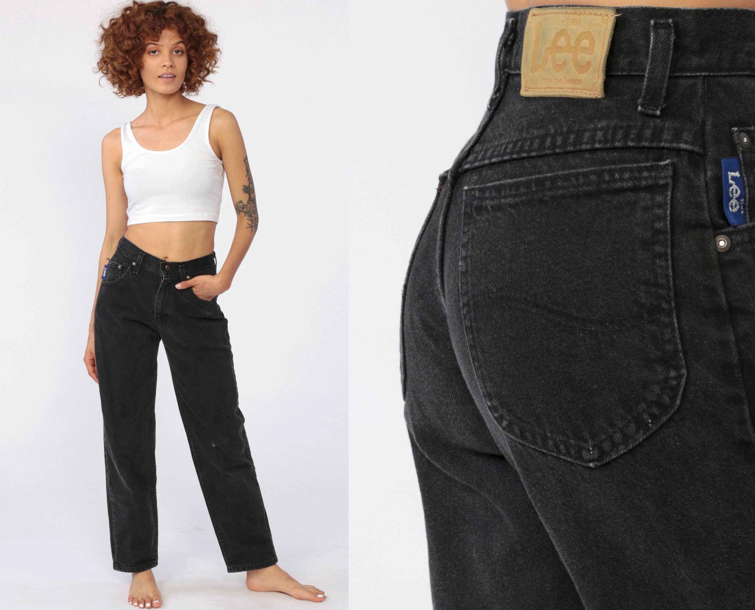 lee black high waisted jeans online -