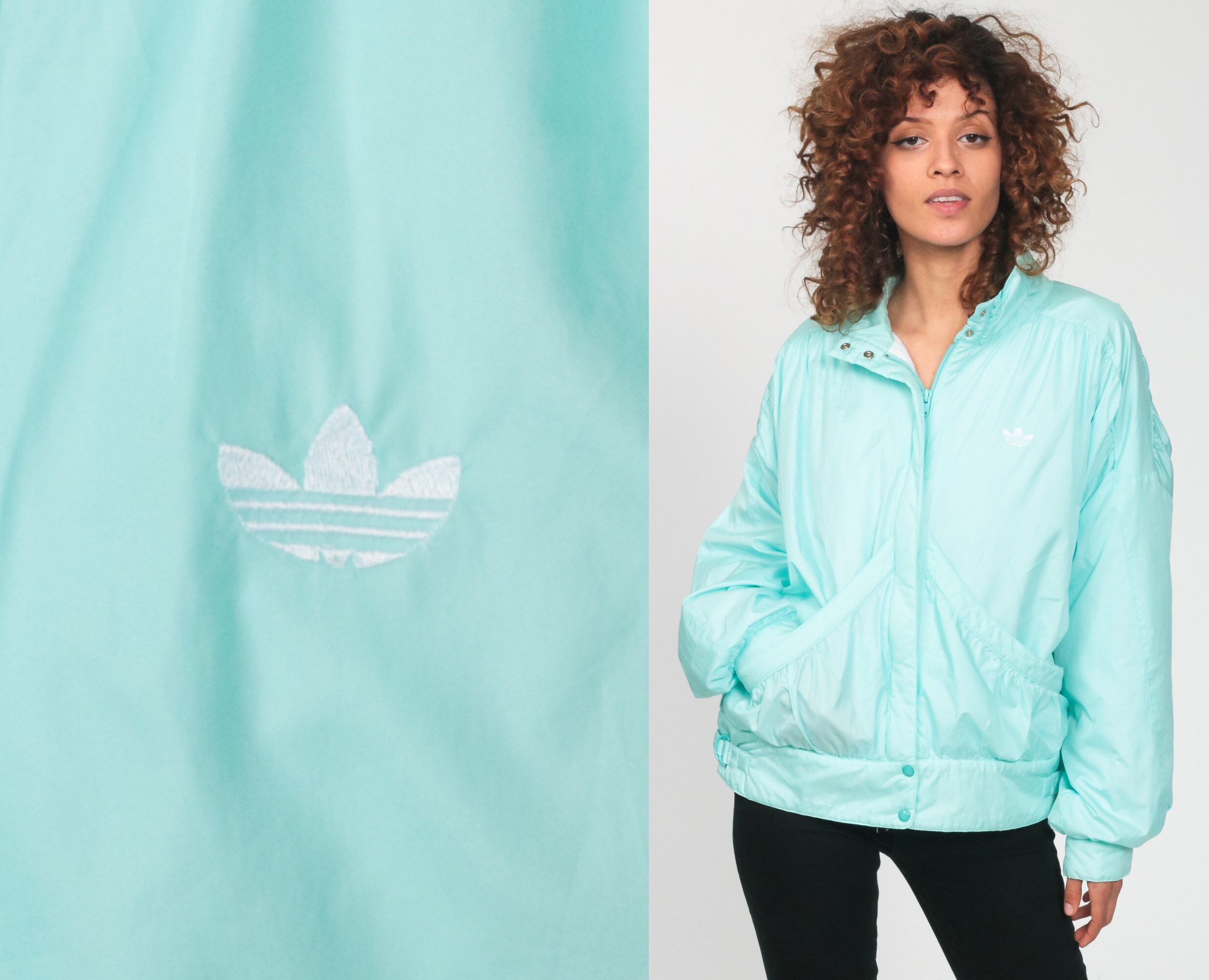 adidas pastel coat windbreaker