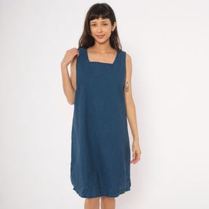 90s jeans dress BDG Denim Midi Ruched 90s Dress main image 1