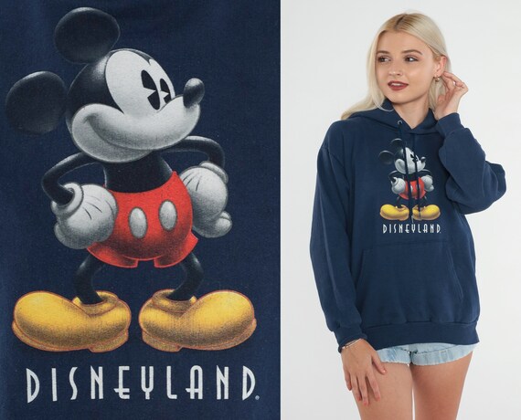 Navy blue disneyland hoodie clearance