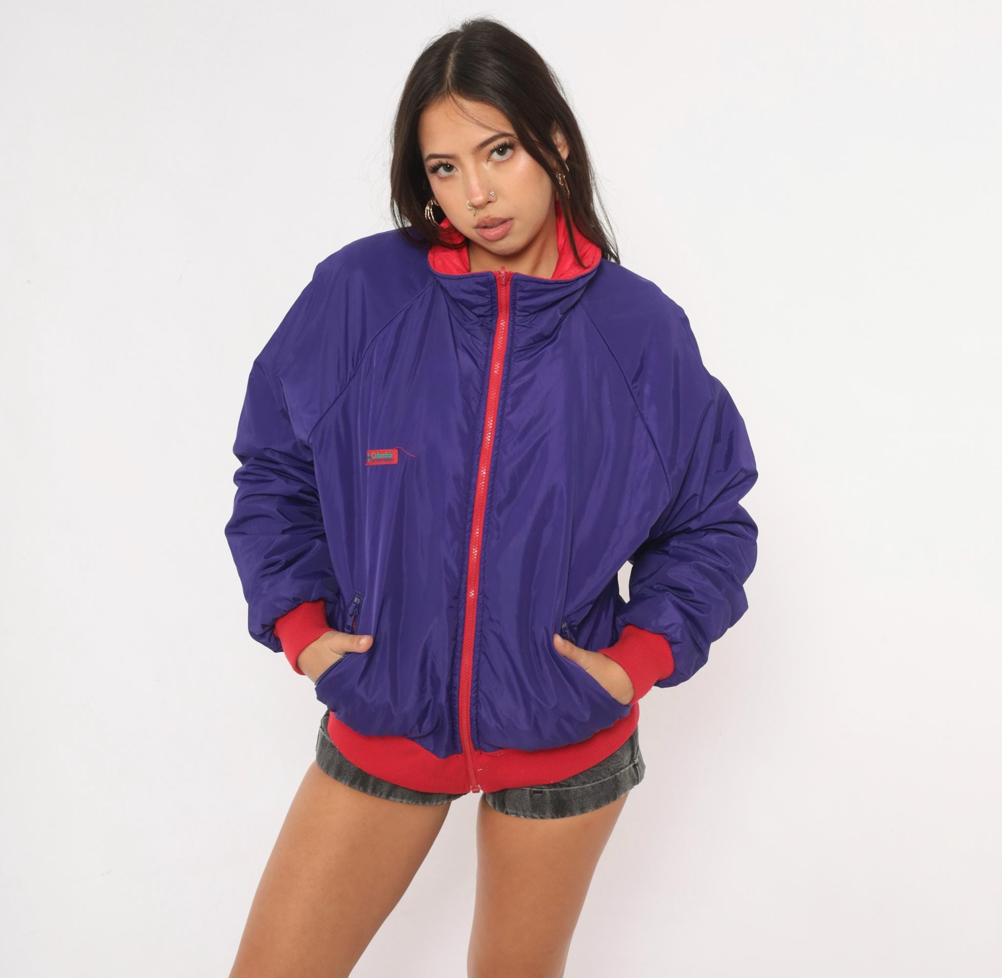 Red Columbia Jacket - Etsy
