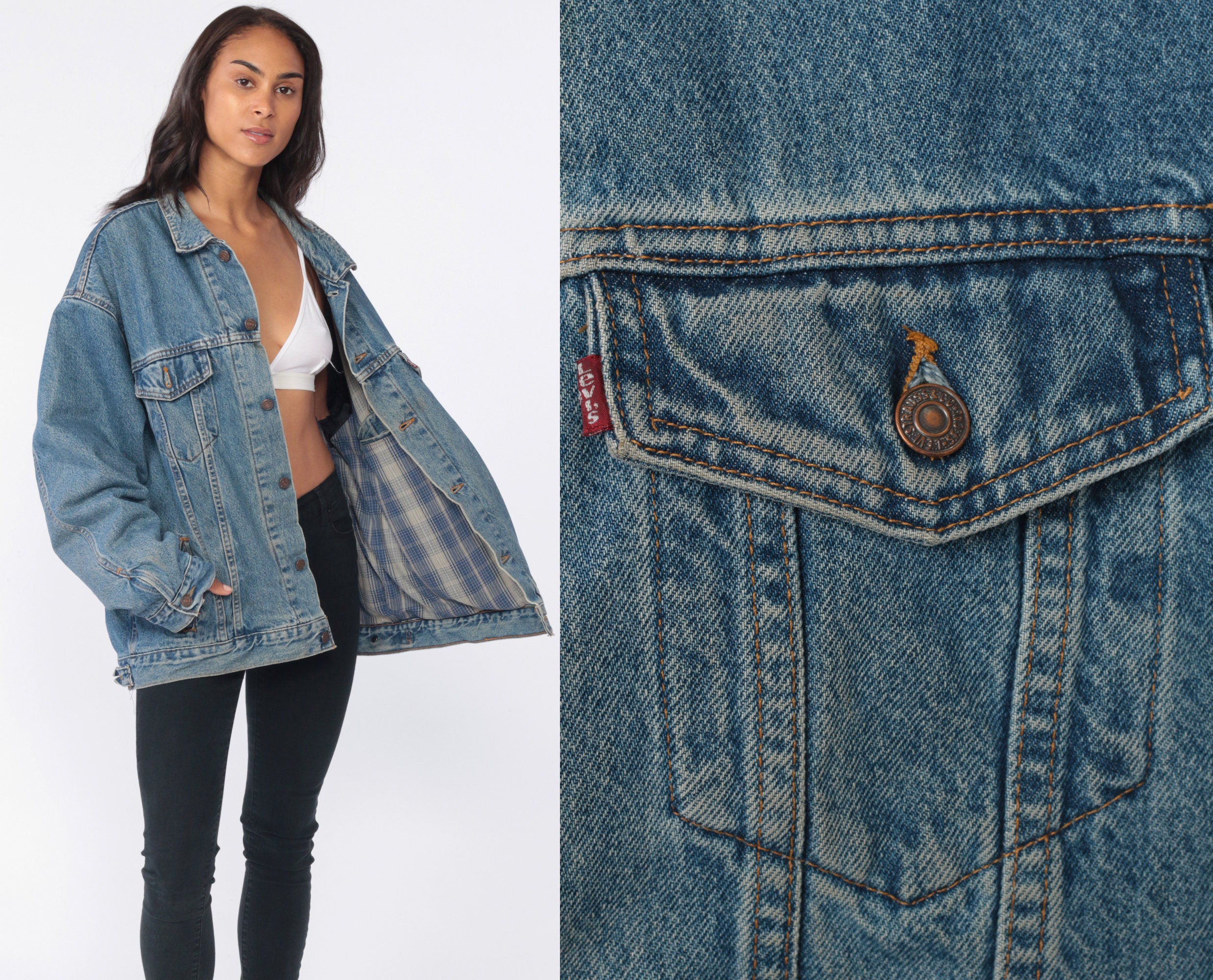 levis xl denim jacket