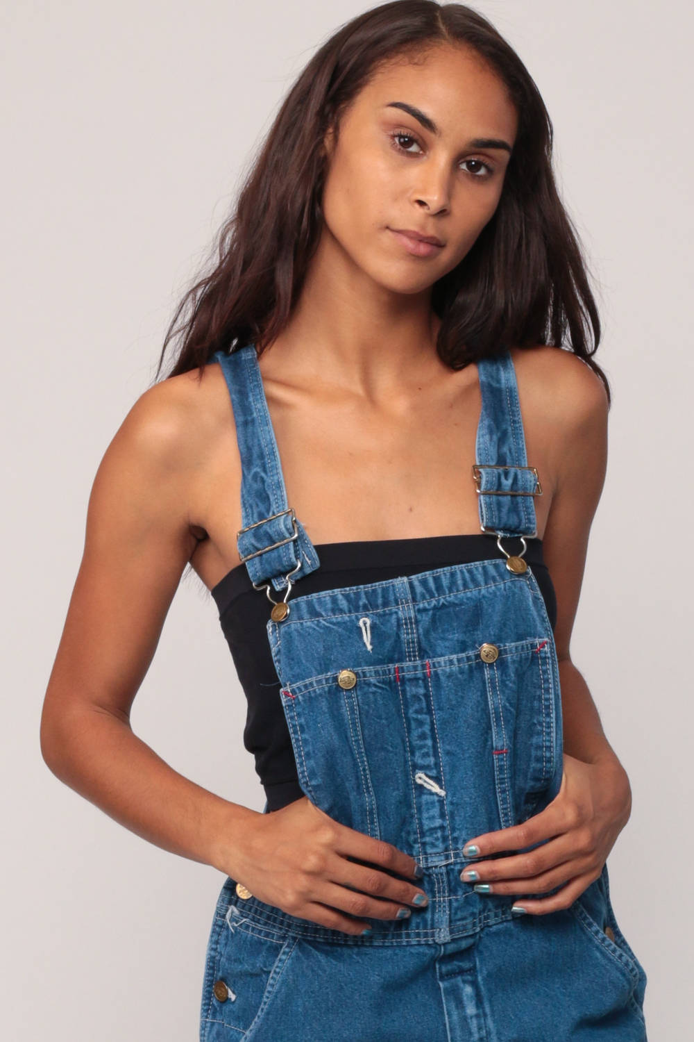 jean romper shorts
