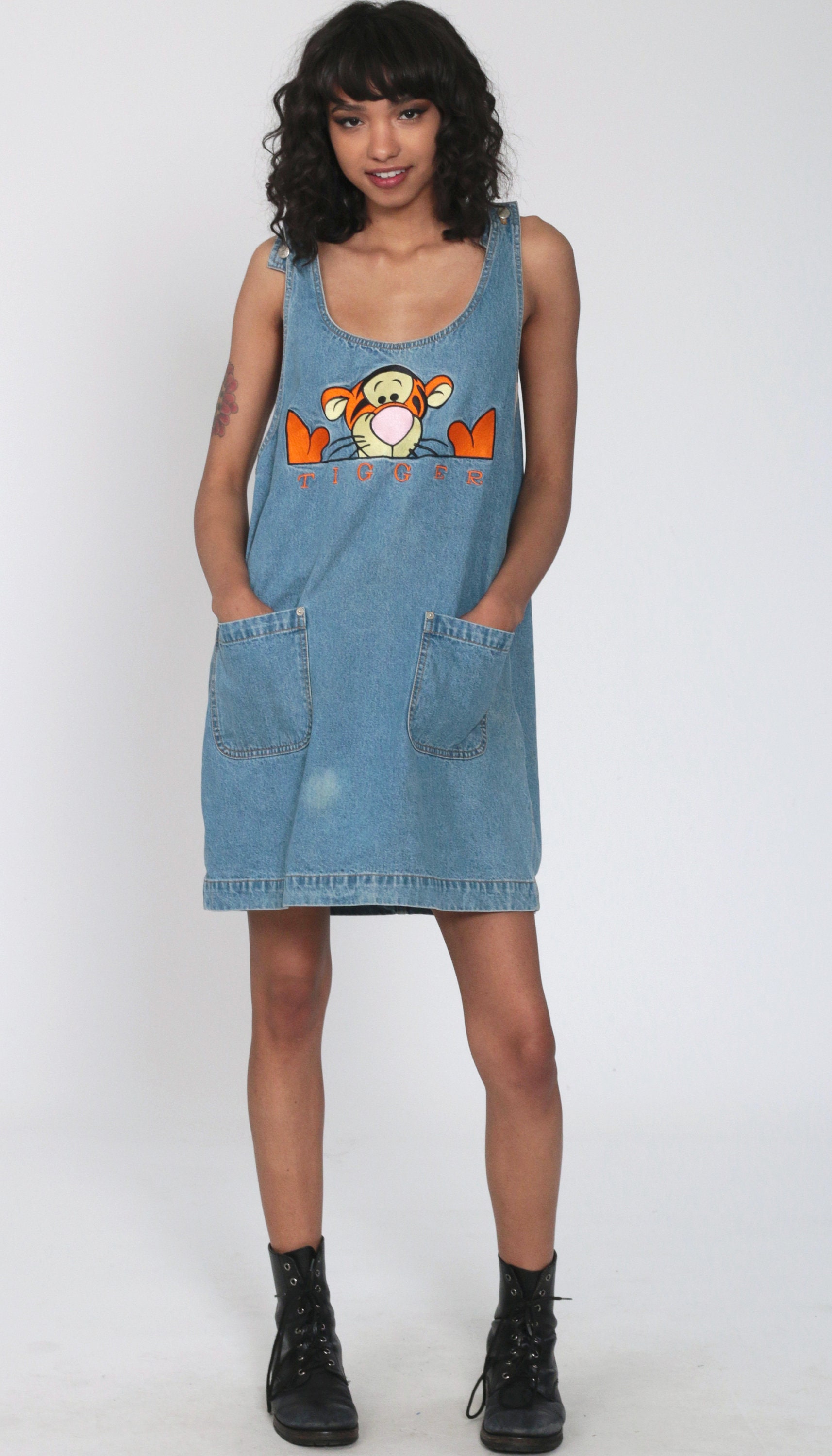 winnie the pooh overall dress