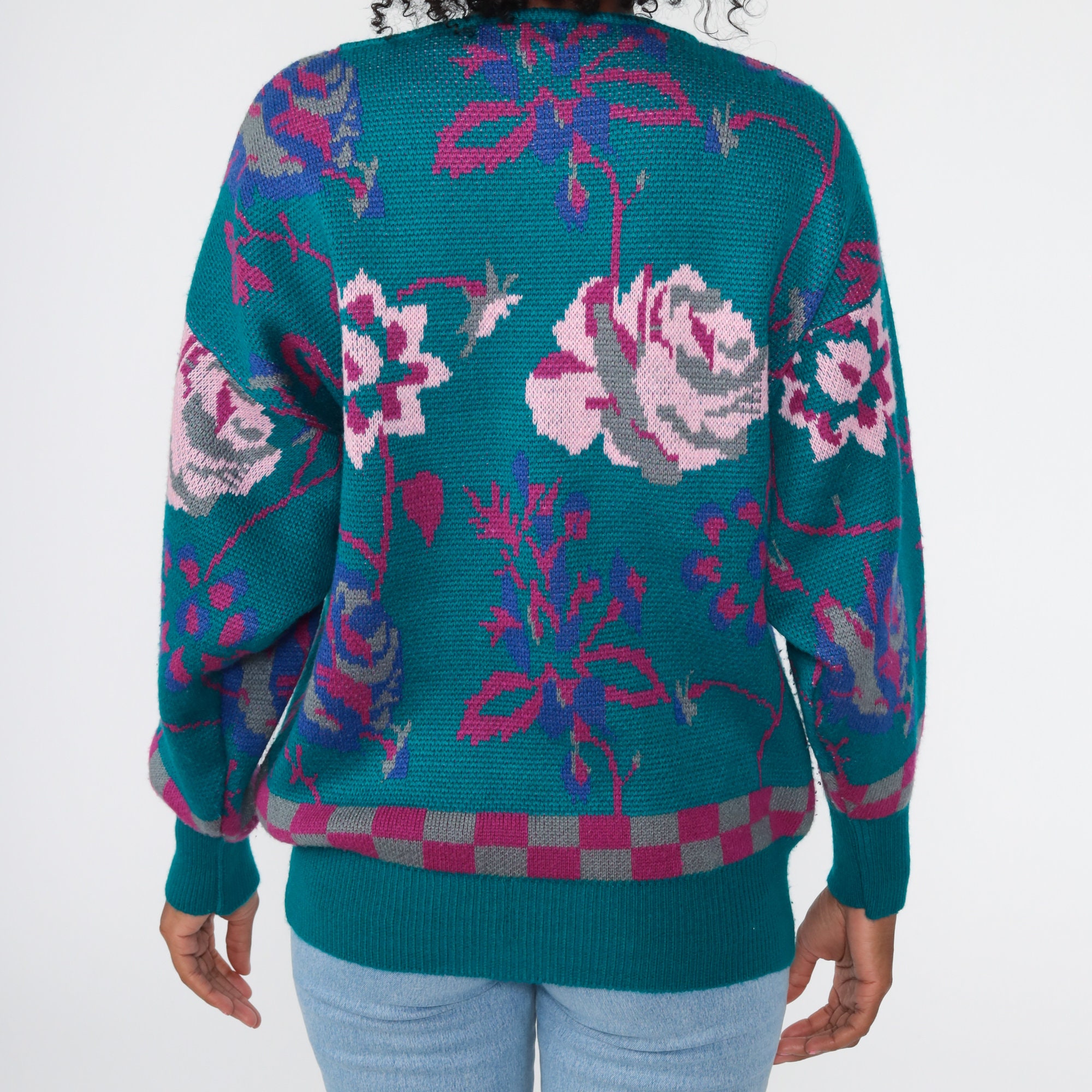floral print sweater women's