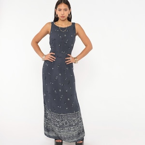 dark grey tall dresser Fables Tiered Smocked Maxi Dress – VICI