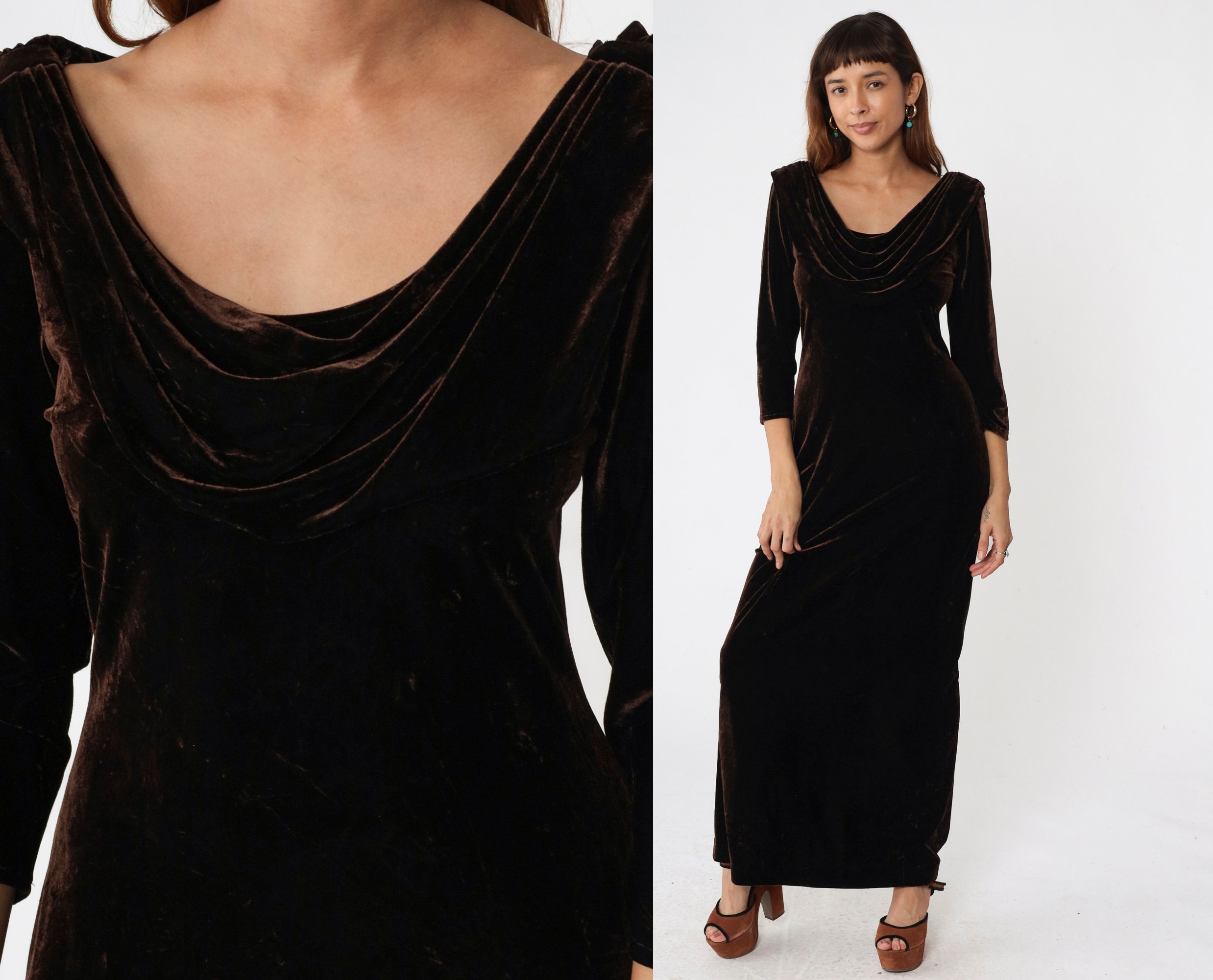 Black Velvet Square Neck Spaghetti Strap Midi Dress  Black velvet midi  dress, Velvet dress short, Grunge dress