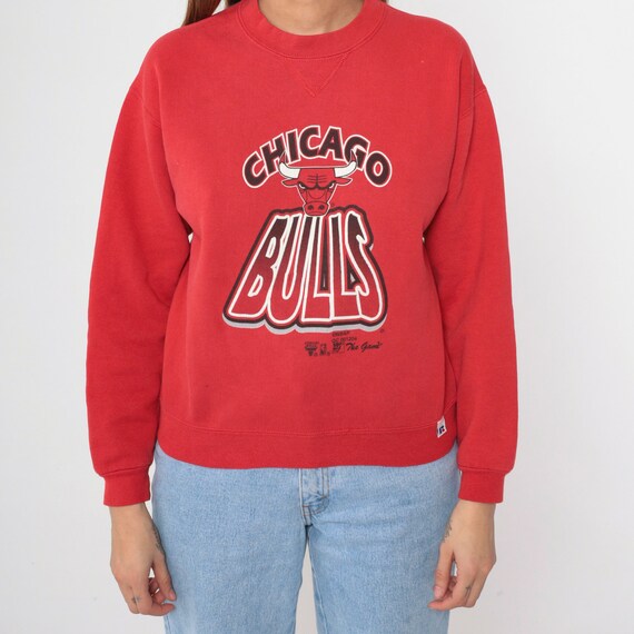 90s Chicago Bulls Sweatshirt NBA Sweatshirt Graph… - image 9