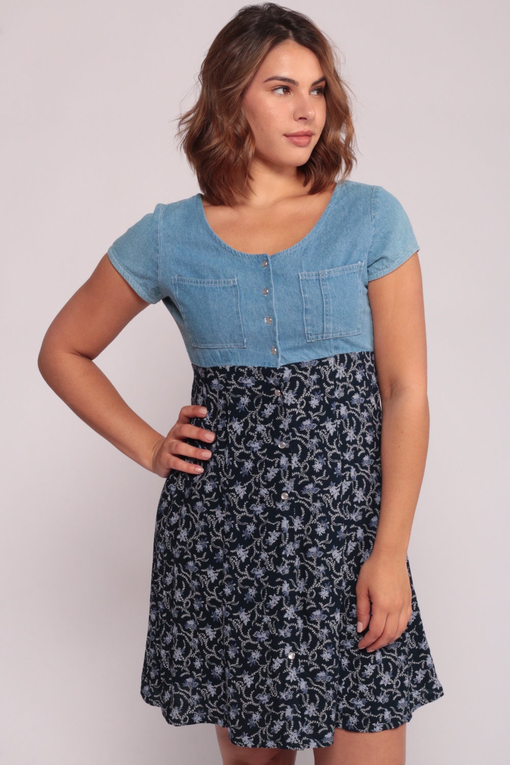 90's style floral dresses