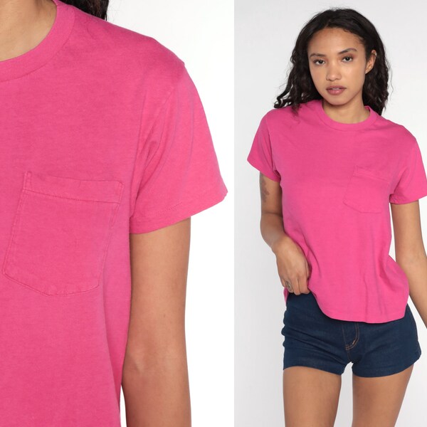 Hot Pink Women Tops Etsy — free download