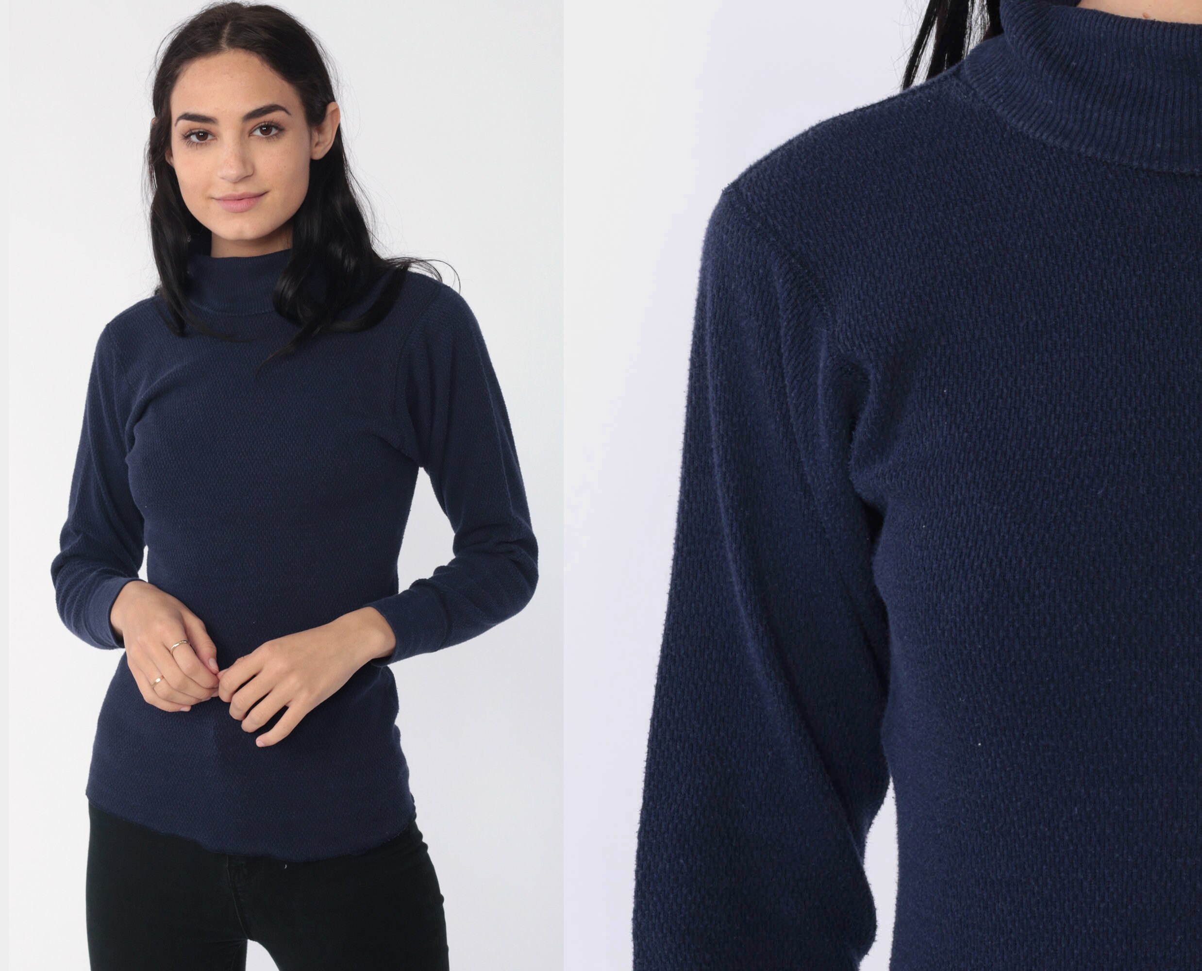 Mock Neck Thermal Shirt Hanes Long 