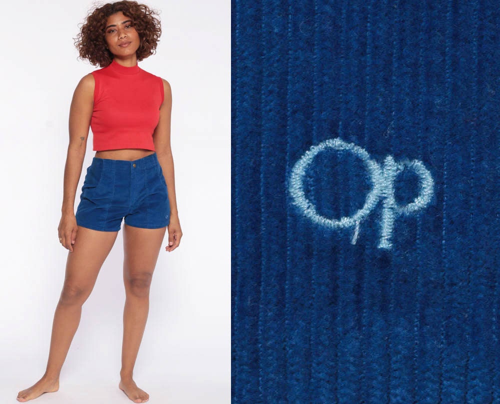 80's op corduroy shorts