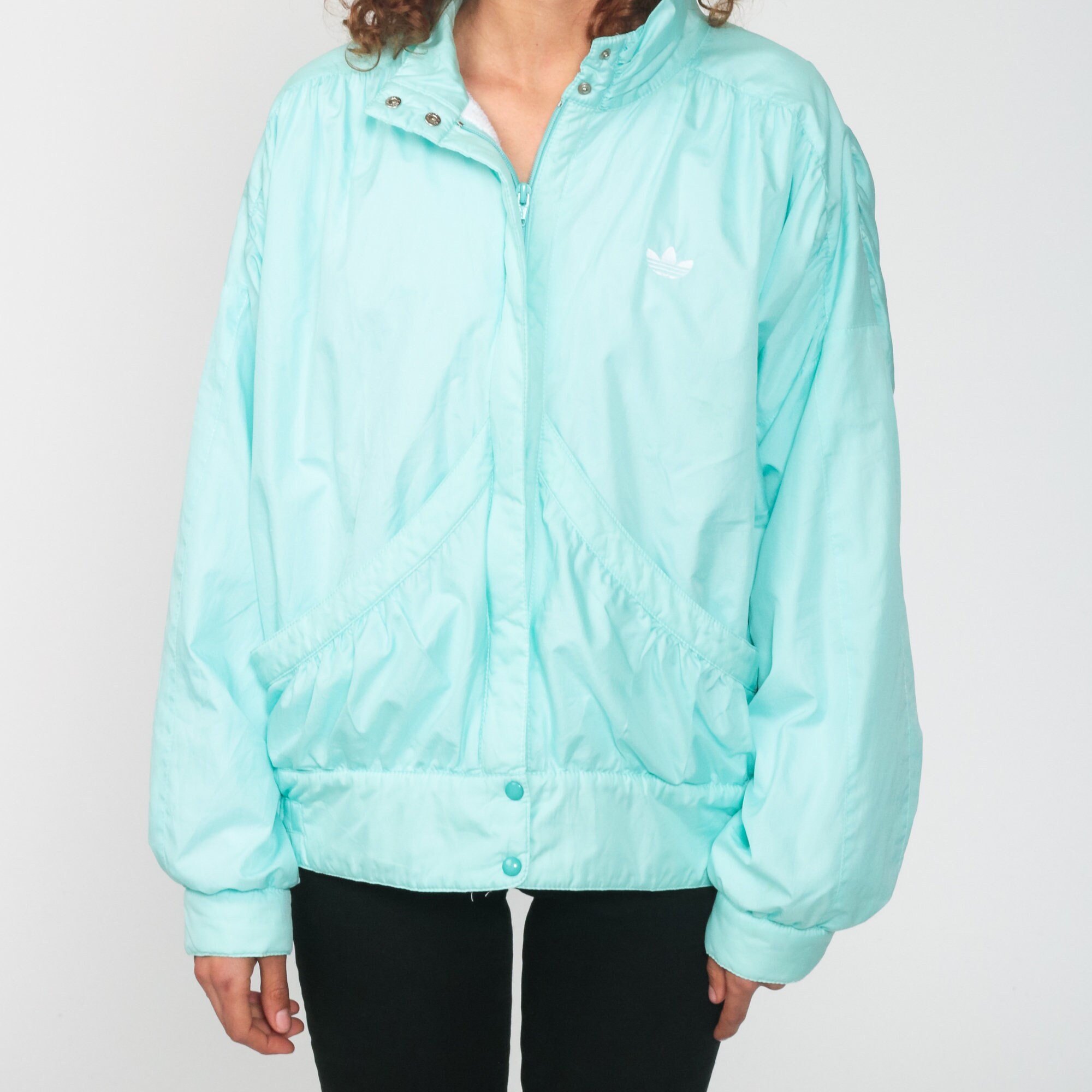 adidas pastel coat windbreaker
