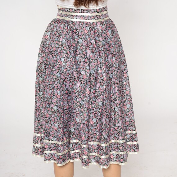 Gunne Sax Skirt 70s Foral Prairie Skirt Calico Mi… - image 7