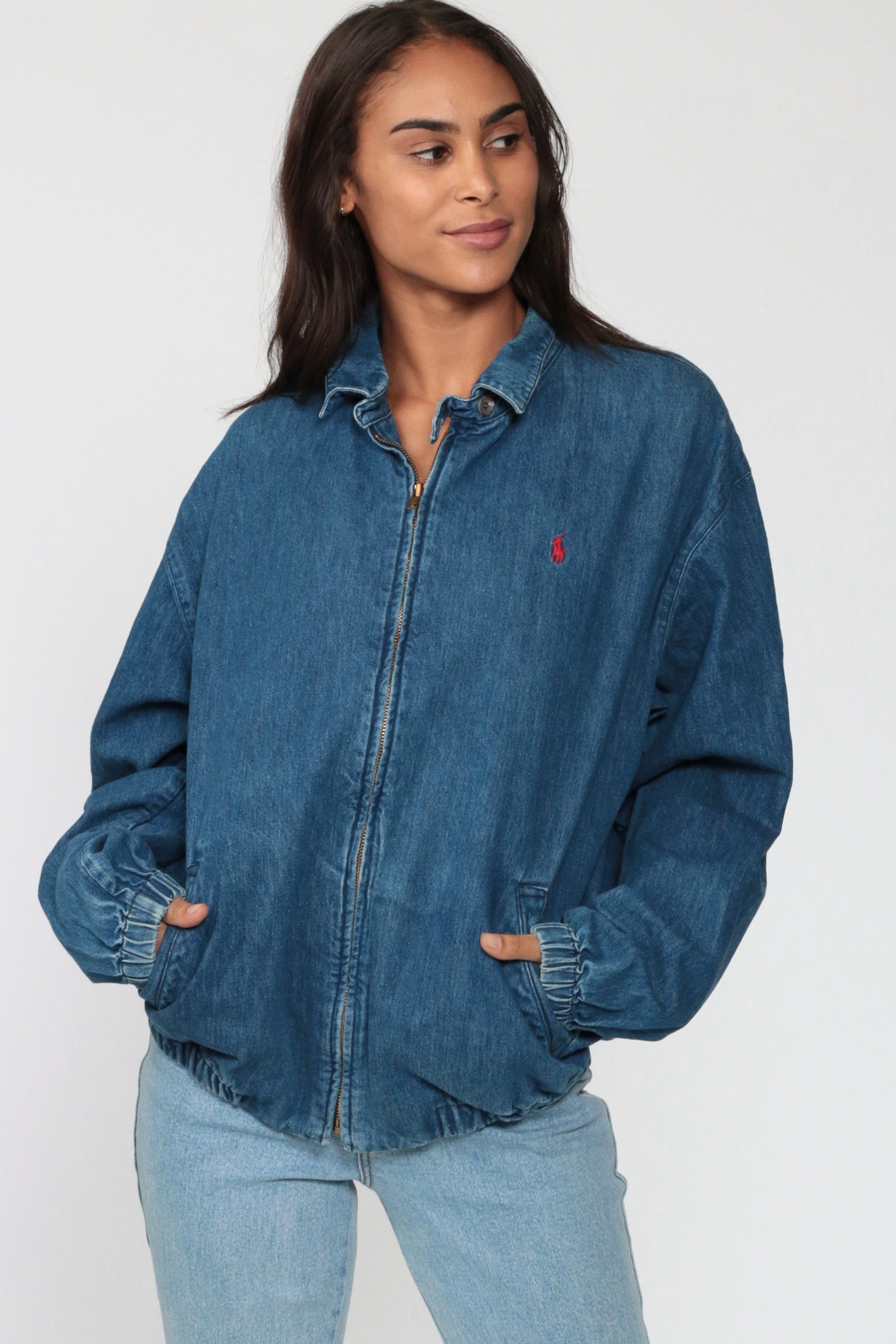denim jacket polo shirt