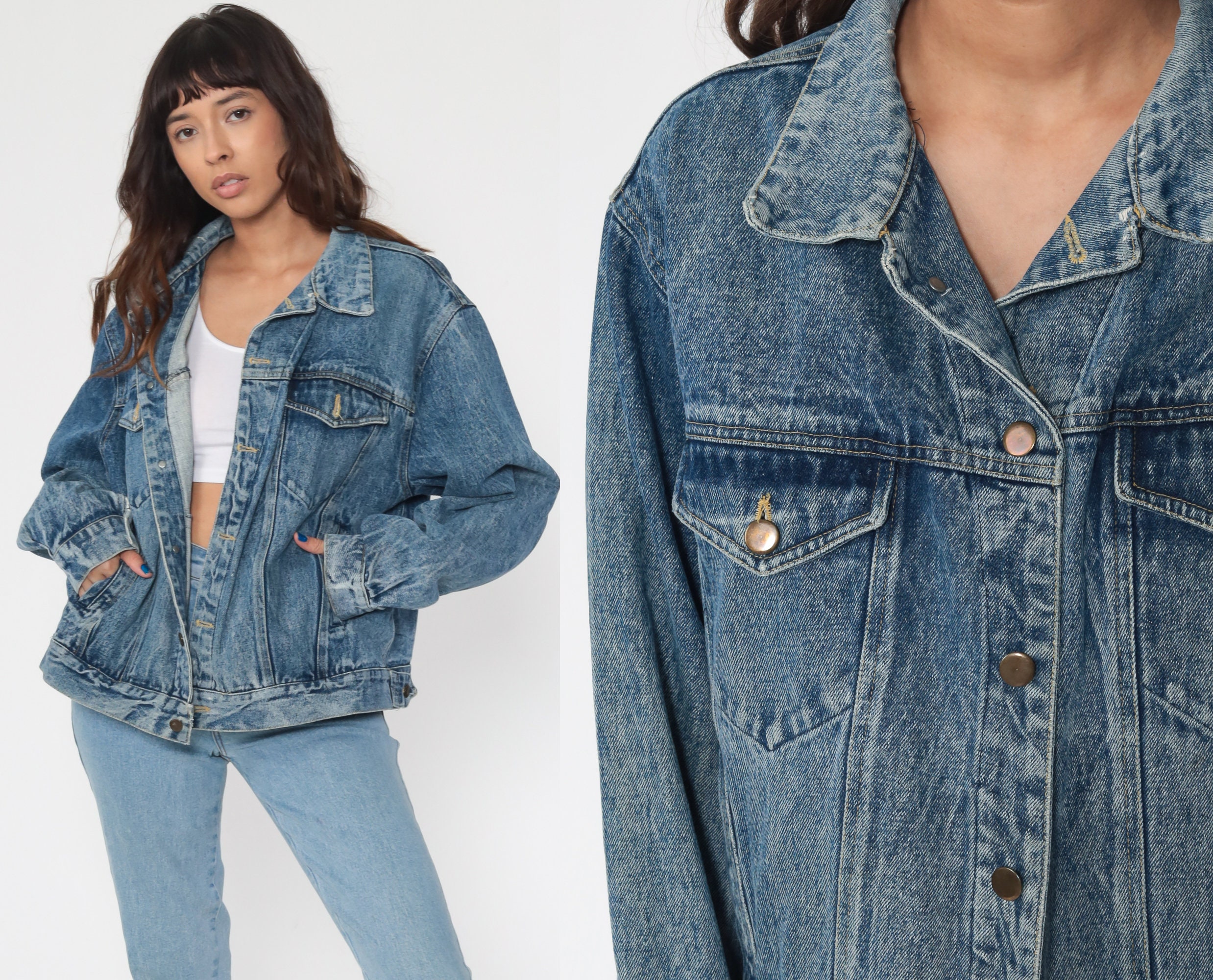 grunge jean jacket