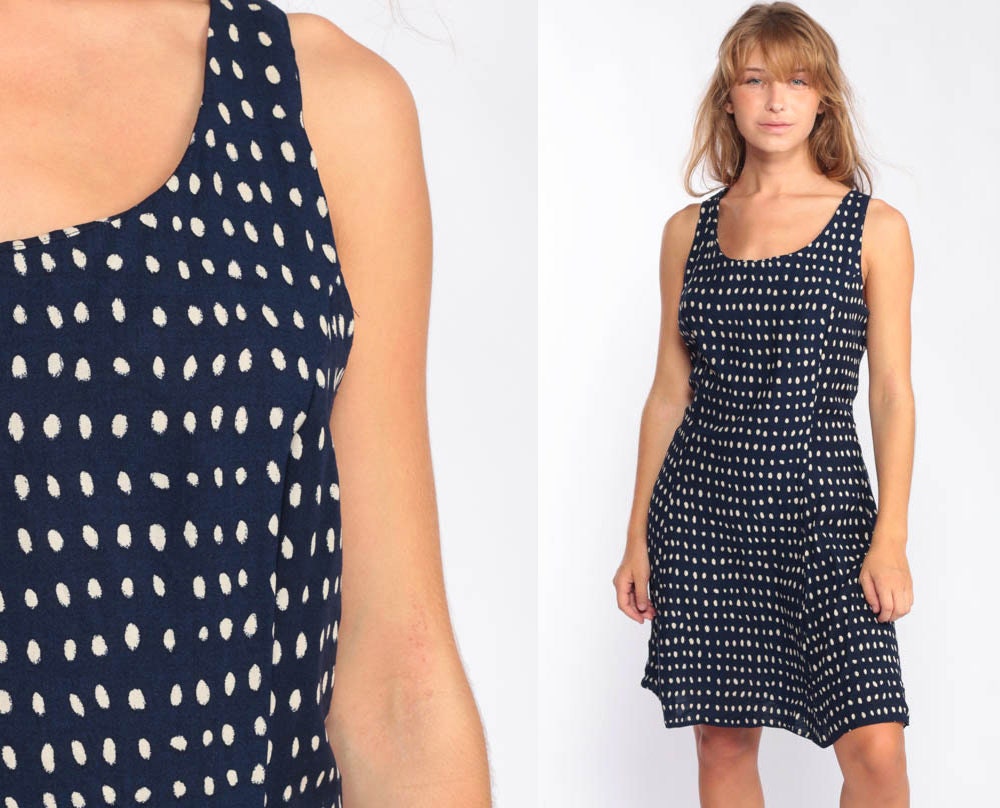 90s polka dot dress