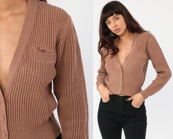 crop cardigan sweater