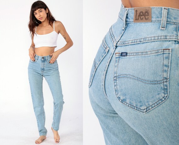 lee light blue jeans