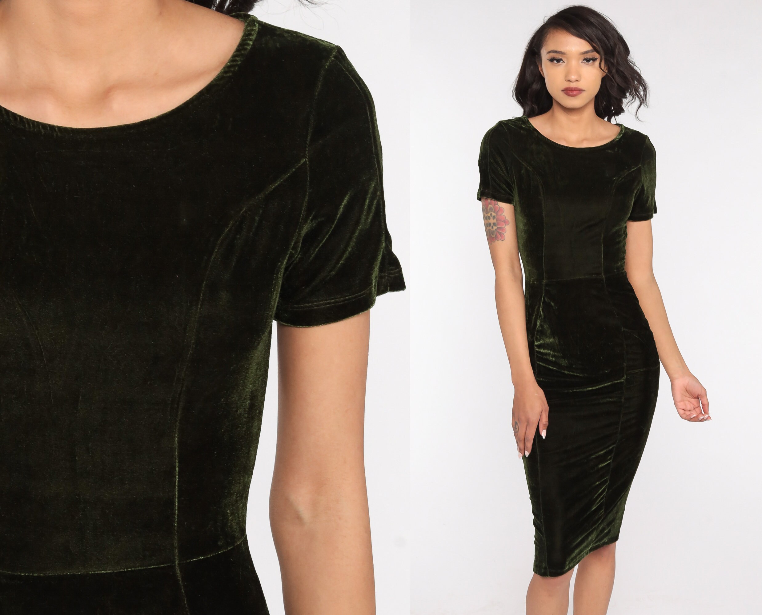 90s velvet dress