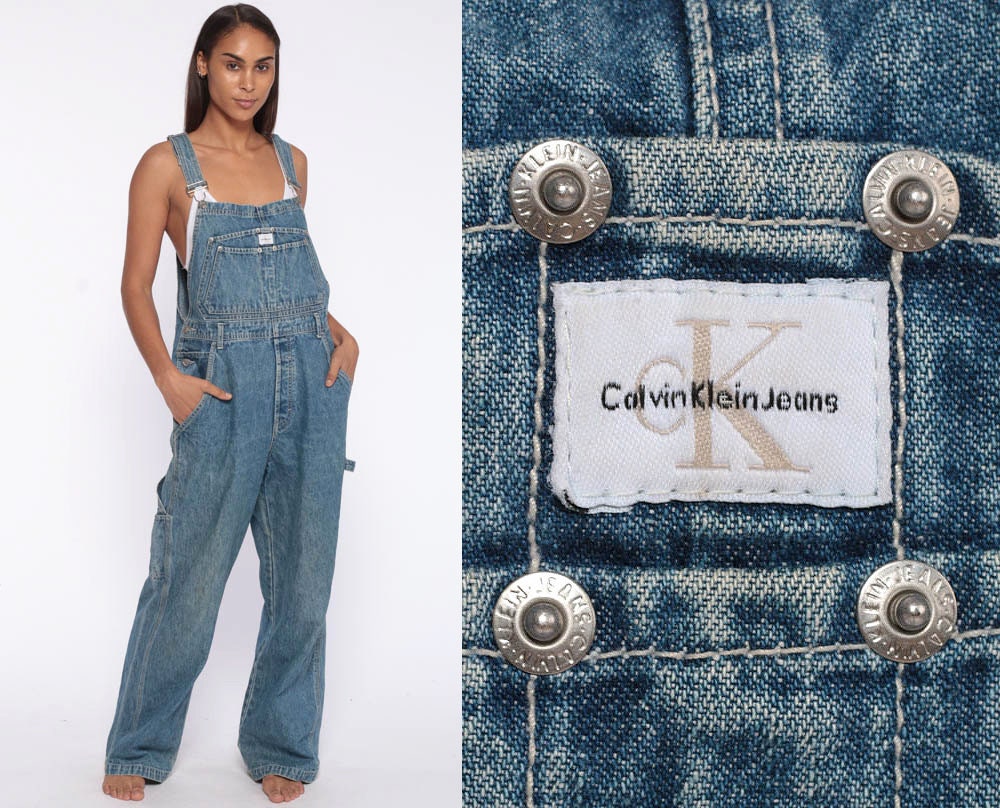 calvin klein vintage overalls