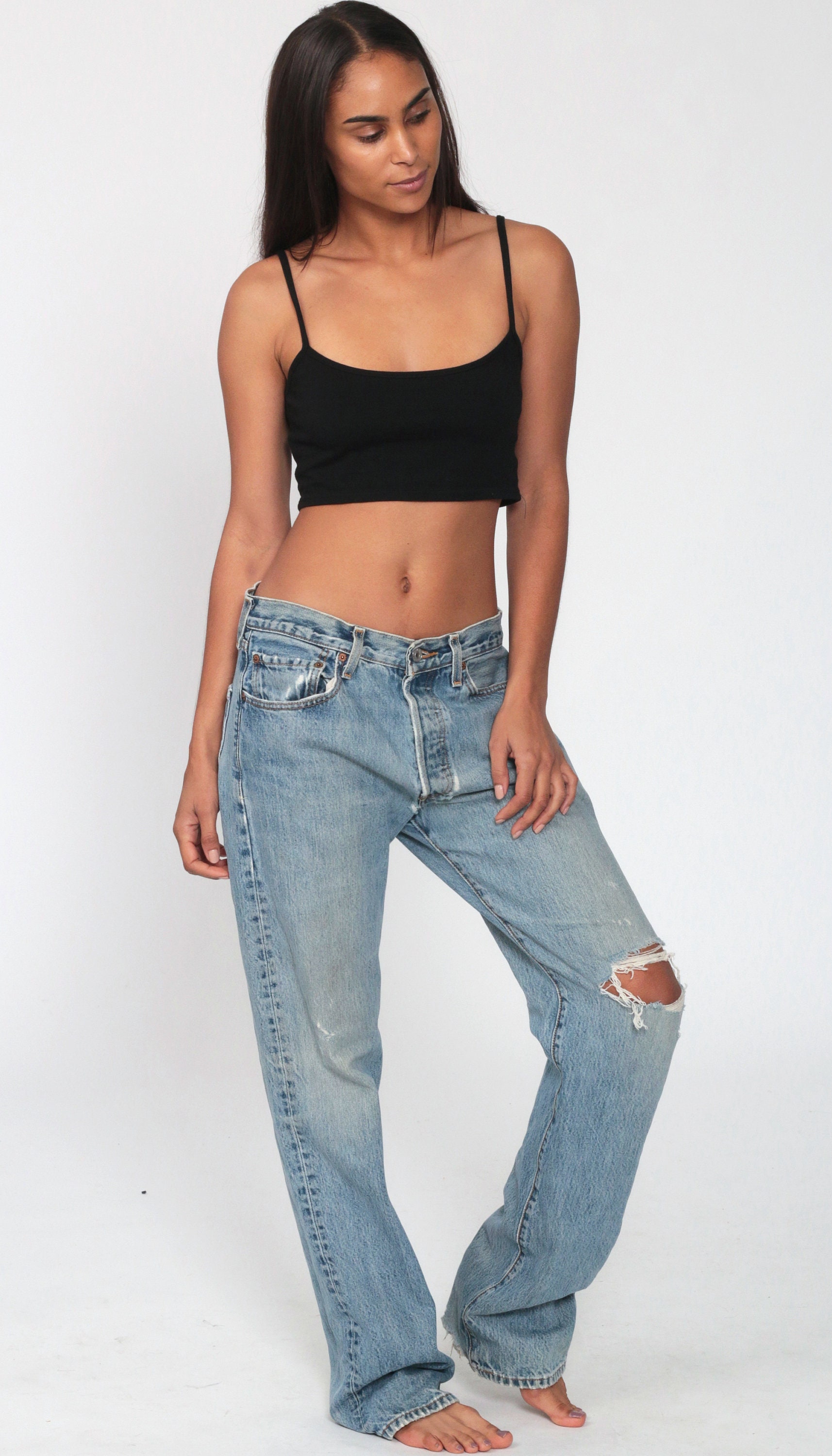 levis 510 ripped