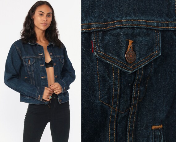 levi strauss blue jean jacket