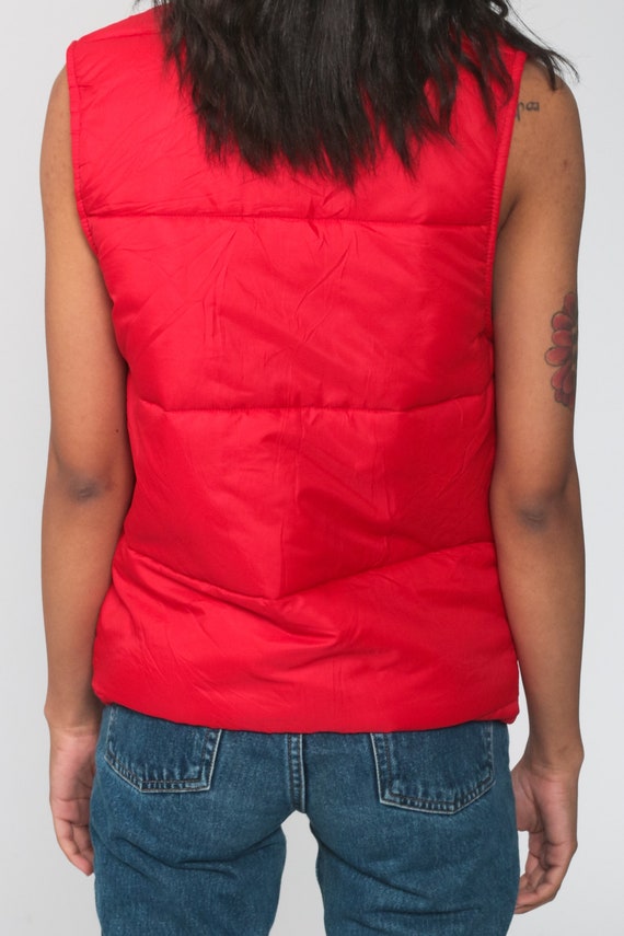 Red Winter Vest -- New Holland Sleeveless Jacket … - image 7