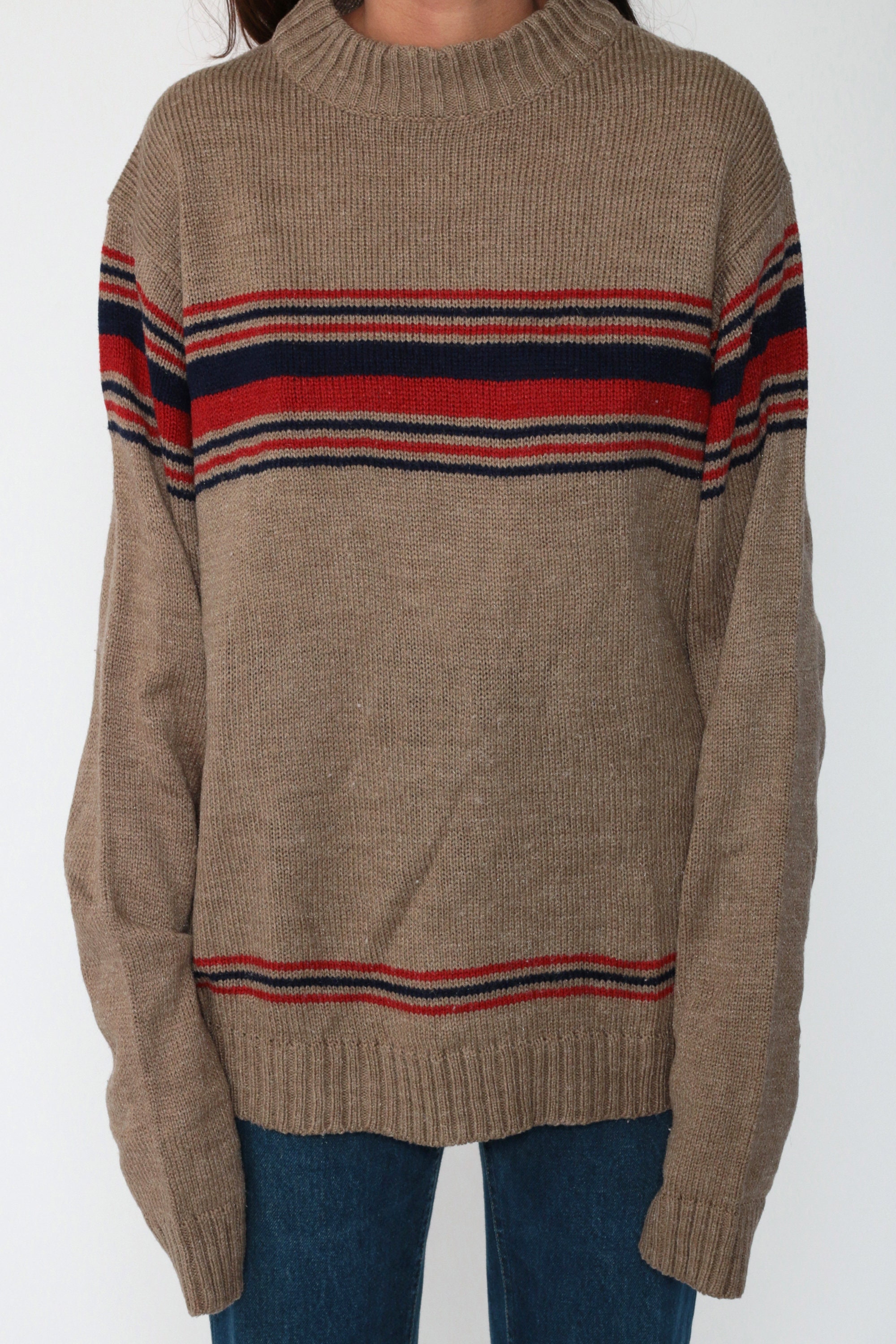 medium brown sweater