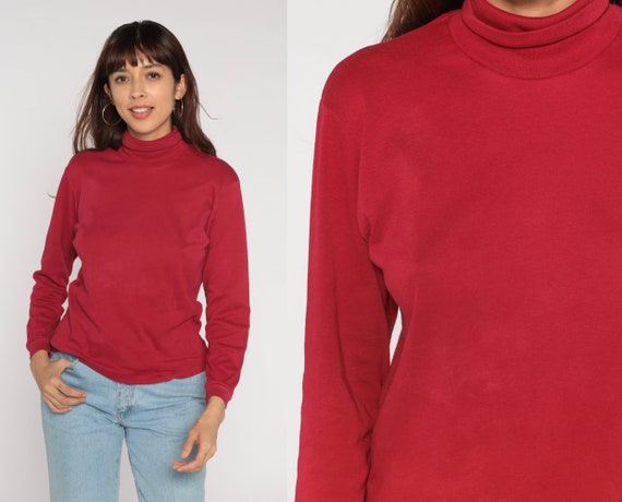 Plain turtleneck deals shirts