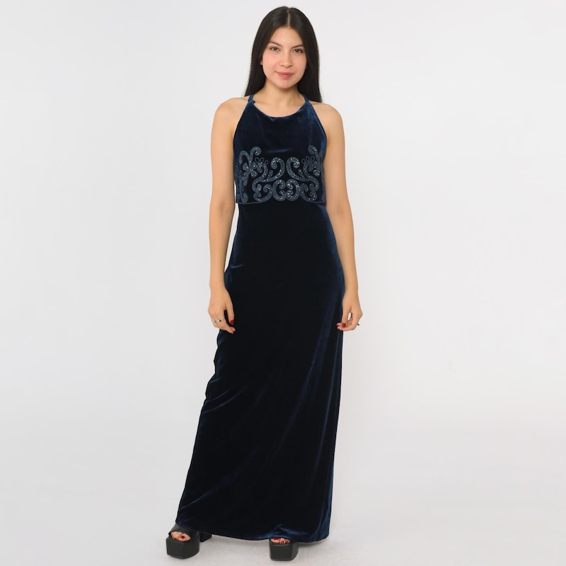 90s Drapey Glitter Top (M)
