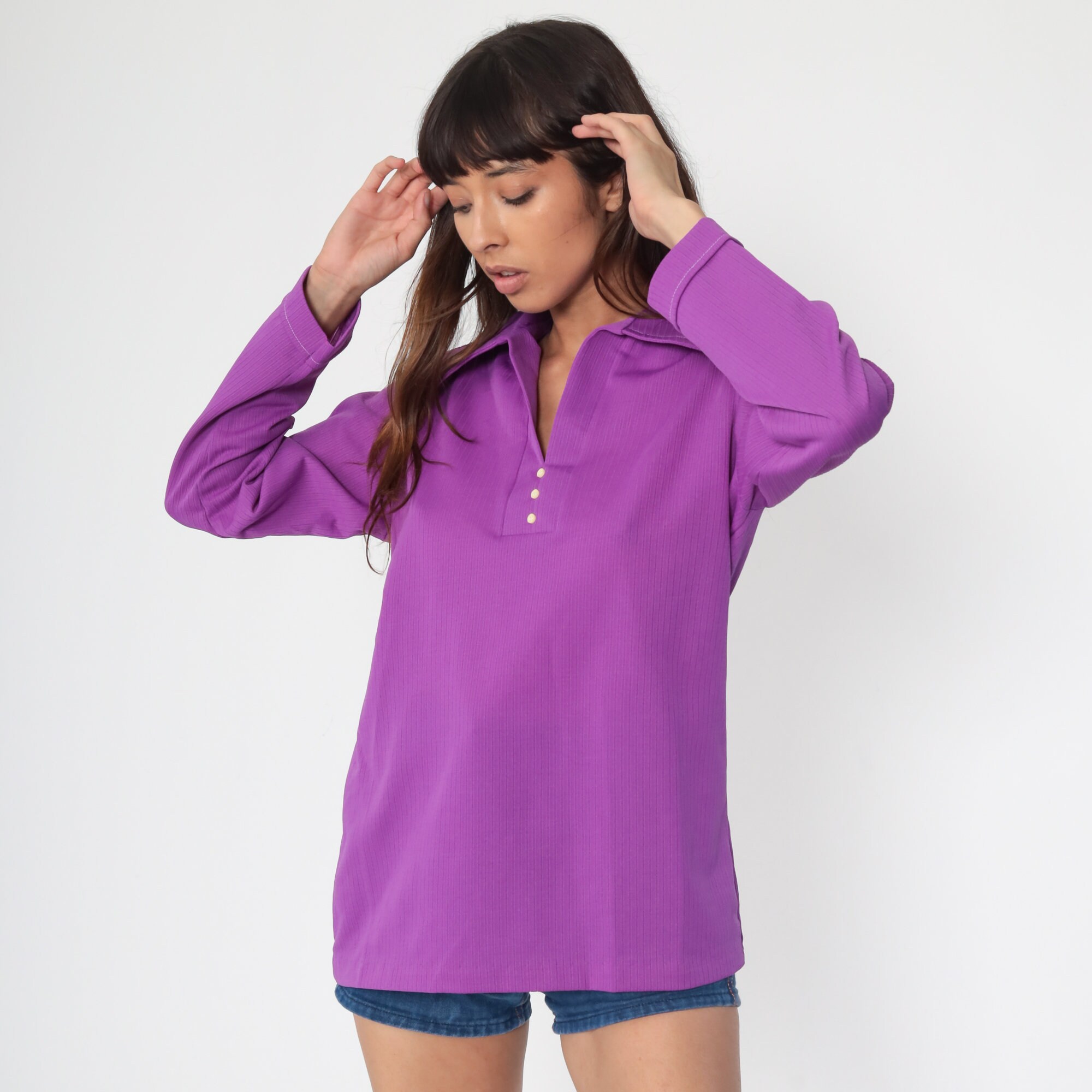 70's style collared shirts