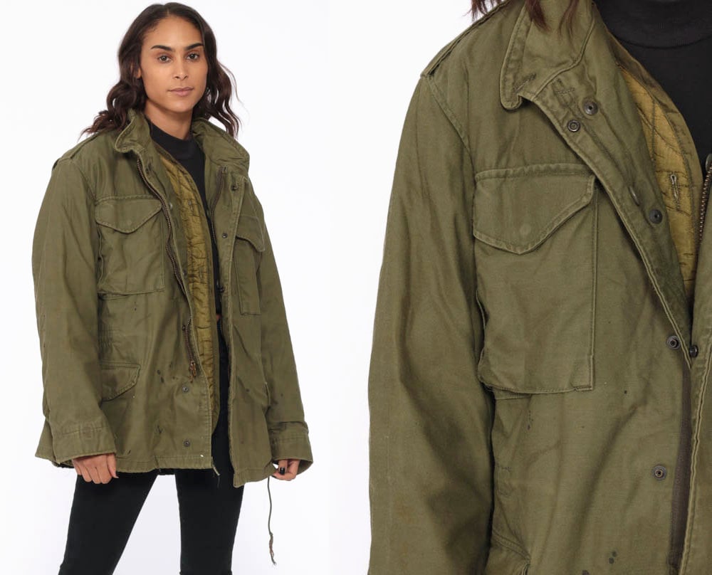 Green Military Jacket Commando Jacket 