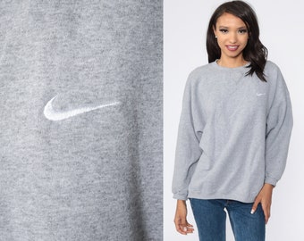 grey nike vintage hoodie