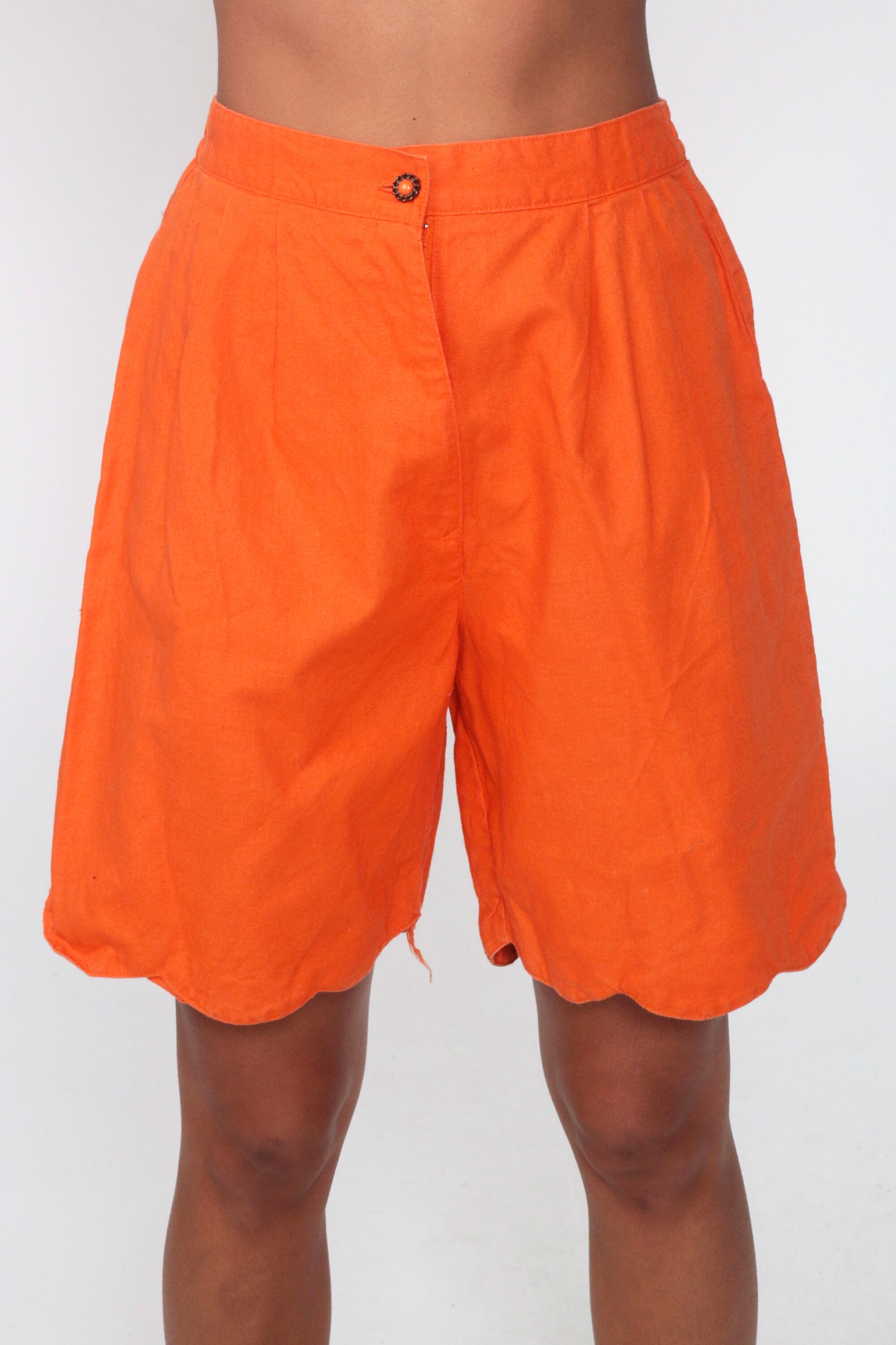 orange shorts and top set