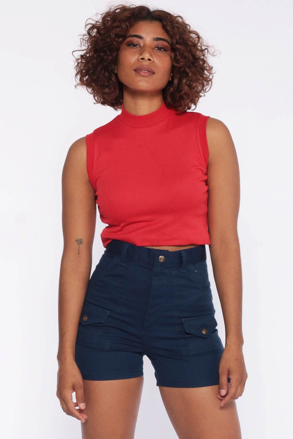 cargo high waisted shorts