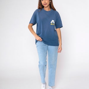 Vintage Alpha Phi Shirt 1991 Spring Fling Phi Gamma Delta University Of Arizona Sorority Fraternity T-shirt Graphic College Blue 90s Large image 2